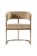 Brass-Framed Dining Side Chair | OROA Modern Sebastian | Oroatrade.com