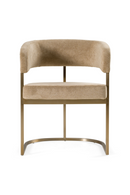 Brass-Framed Dining Side Chair | OROA Modern Sebastian | Oroatrade.com