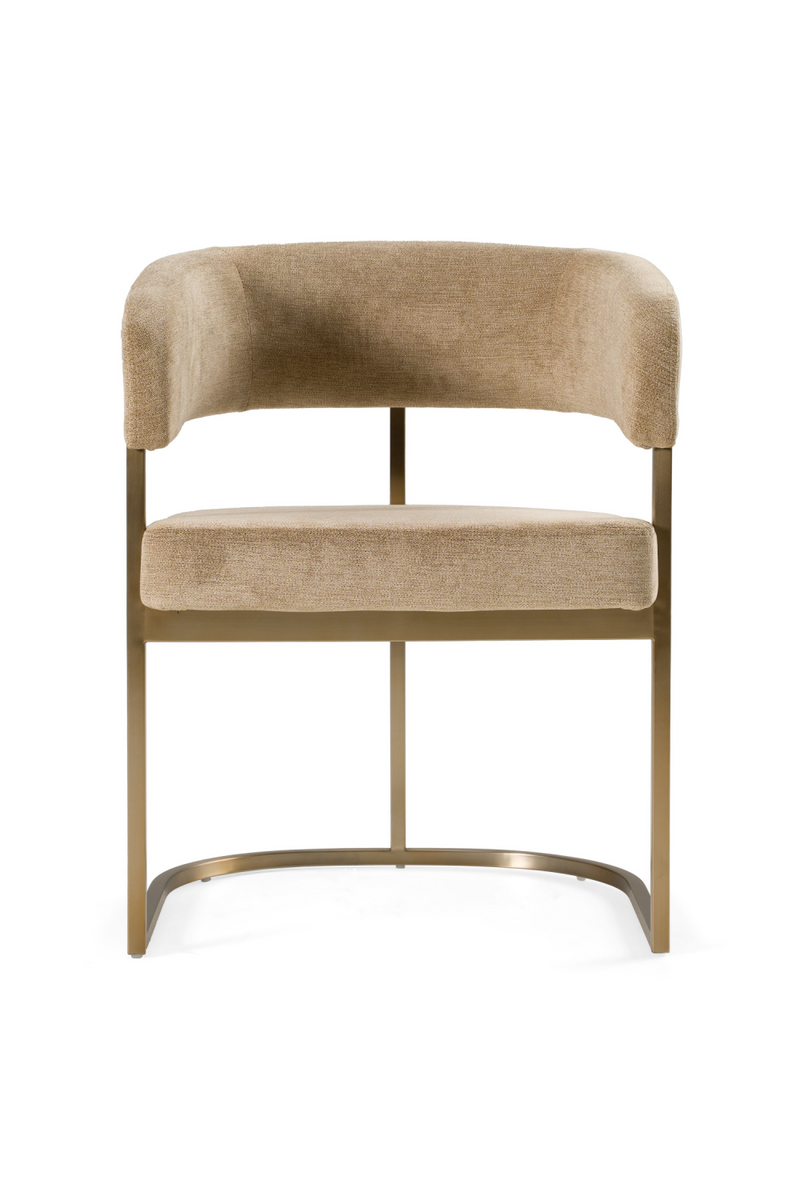Brass-Framed Dining Side Chair | OROA Modern Sebastian | Oroatrade.com