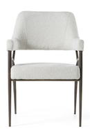 Bronze Framed White Dining Chair | OROA Modern Betty | Oroatrade.com