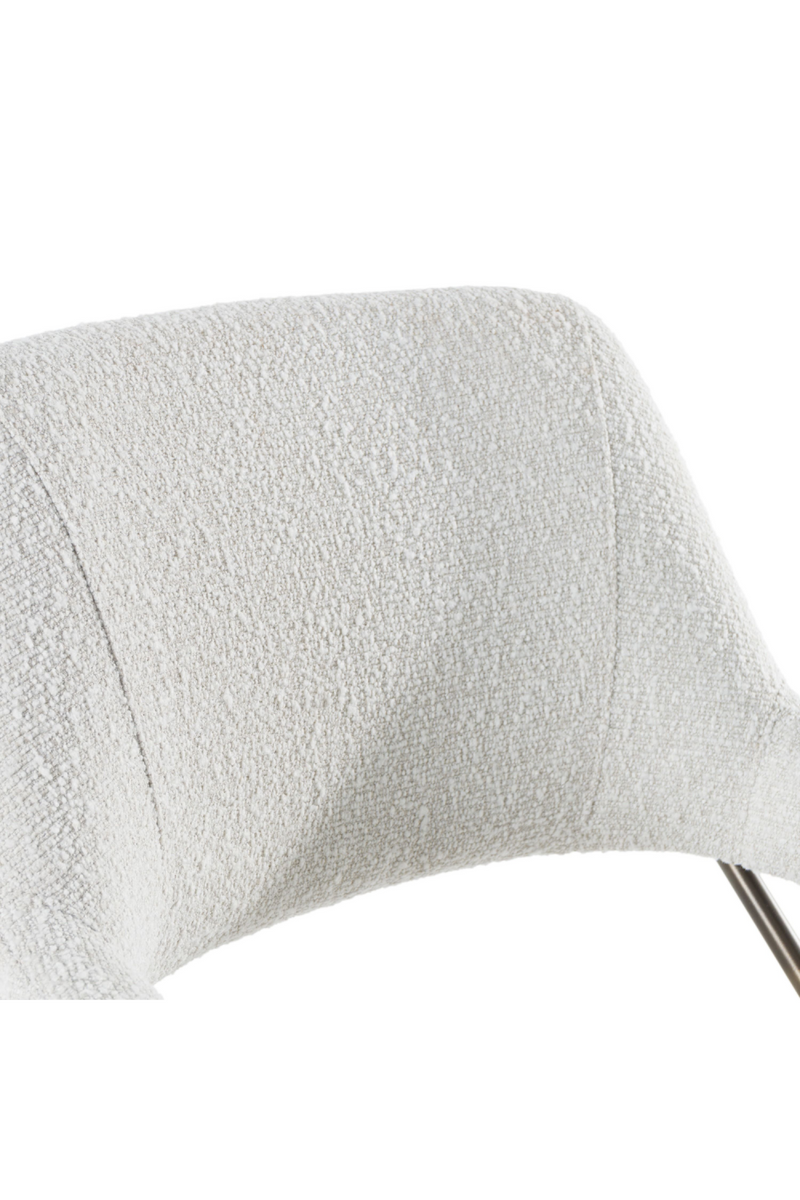 Bronze Framed White Dining Chair | OROA Modern Betty | Oroatrade.com