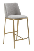 Gray Fabric Counter Stool | OROA Modern Brent | Oroatrade.com