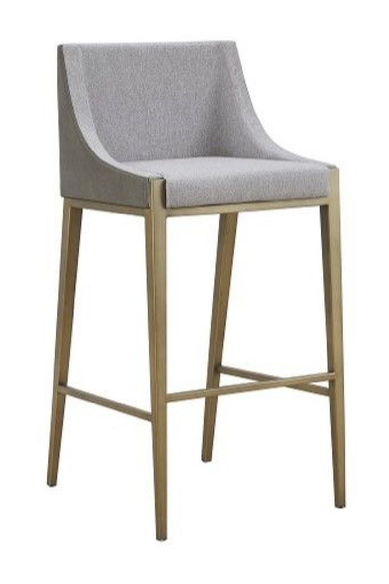 Gray Fabric Bar Stool | OROA Modern Fairview | Oroatrade.com