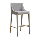 Gray Fabric Bar Stool | OROA Modern Fairview | Oroatrade.com
