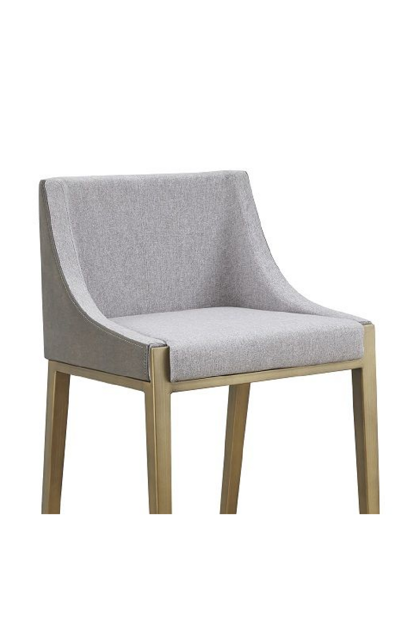 Gray Fabric Bar Stool | OROA Modern Fairview | Oroatrade.com