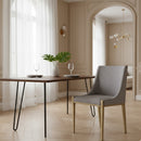 Gray Upholstered Dining Chair | OROA Modern Fairview