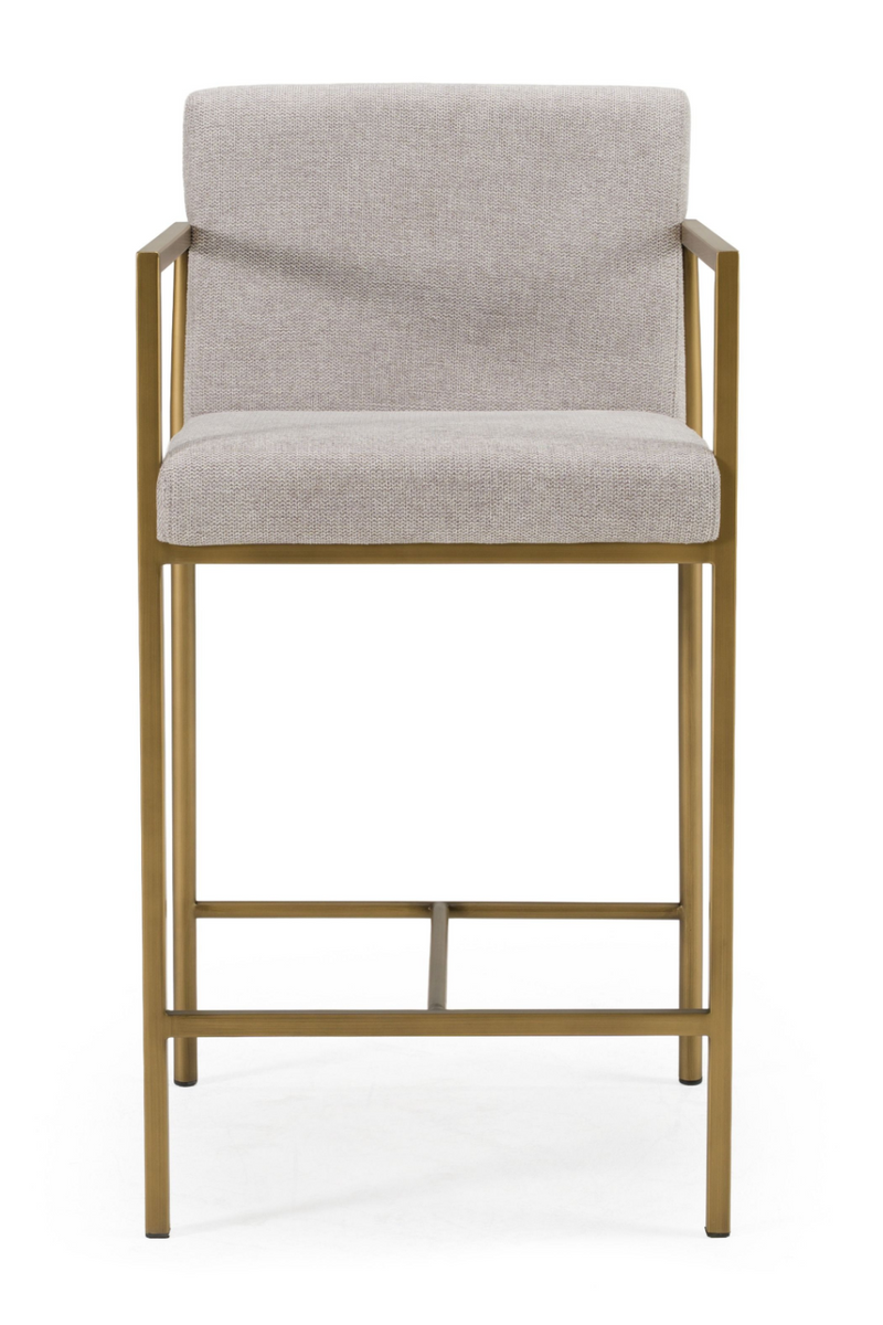 Brass Framed Counter Stool | OROA Modern Burnham | Oroatrade.com