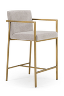 Brass Framed Counter Stool | OROA Modern Burnham | Oroatrade.com