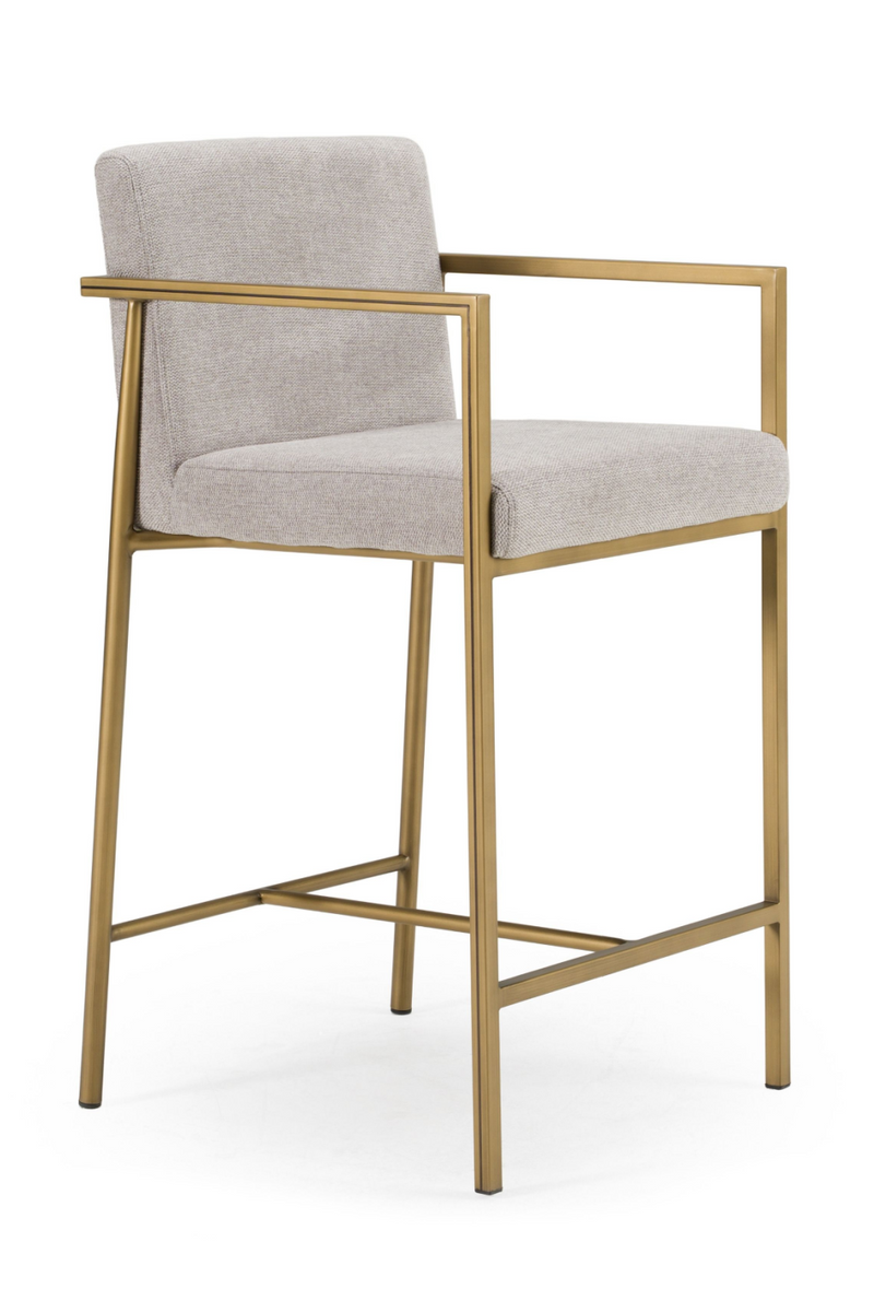 Brass Framed Counter Stool | OROA Modern Burnham | Oroatrade.com
