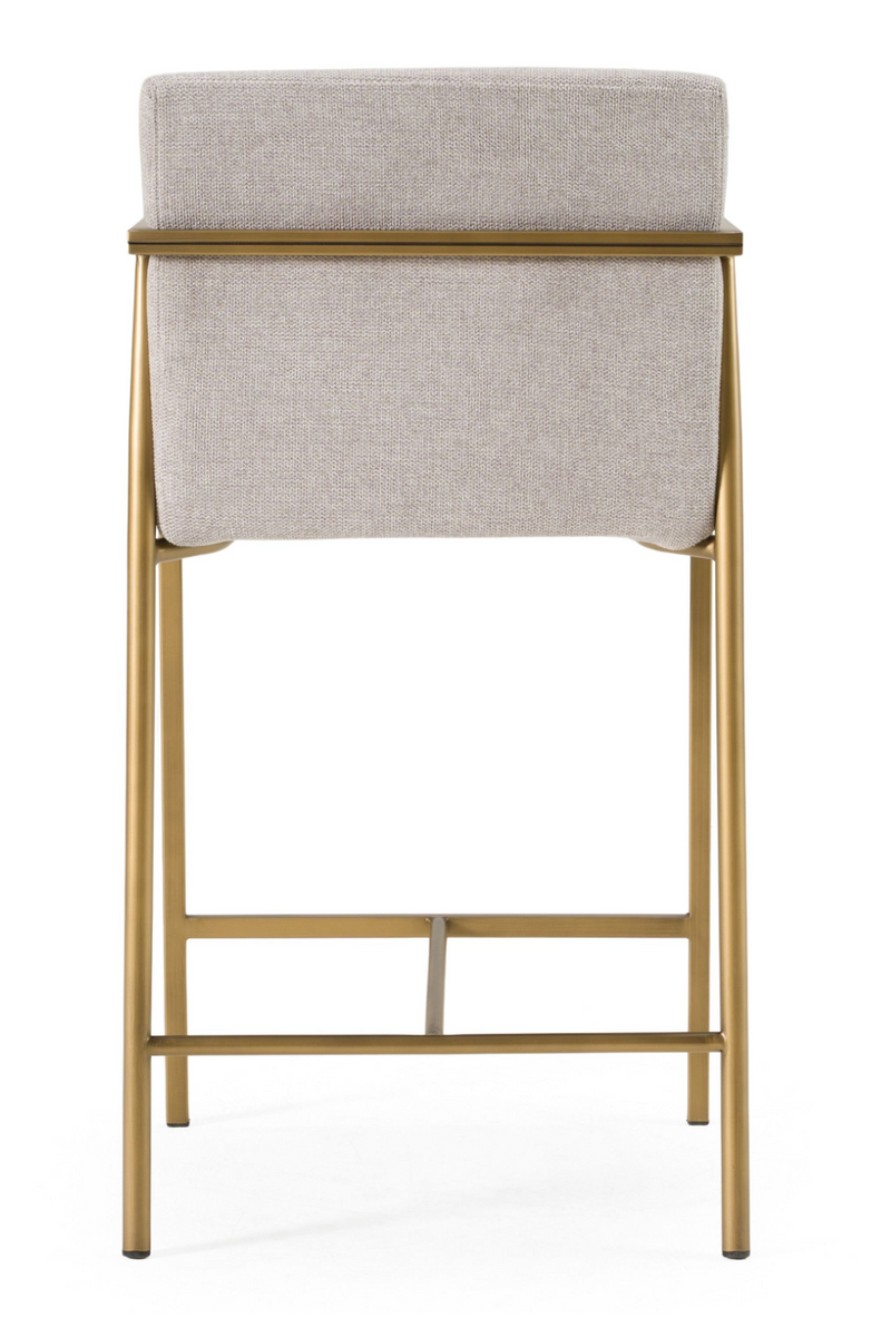 Brass Framed Counter Stool | OROA Modern Burnham | Oroatrade.com