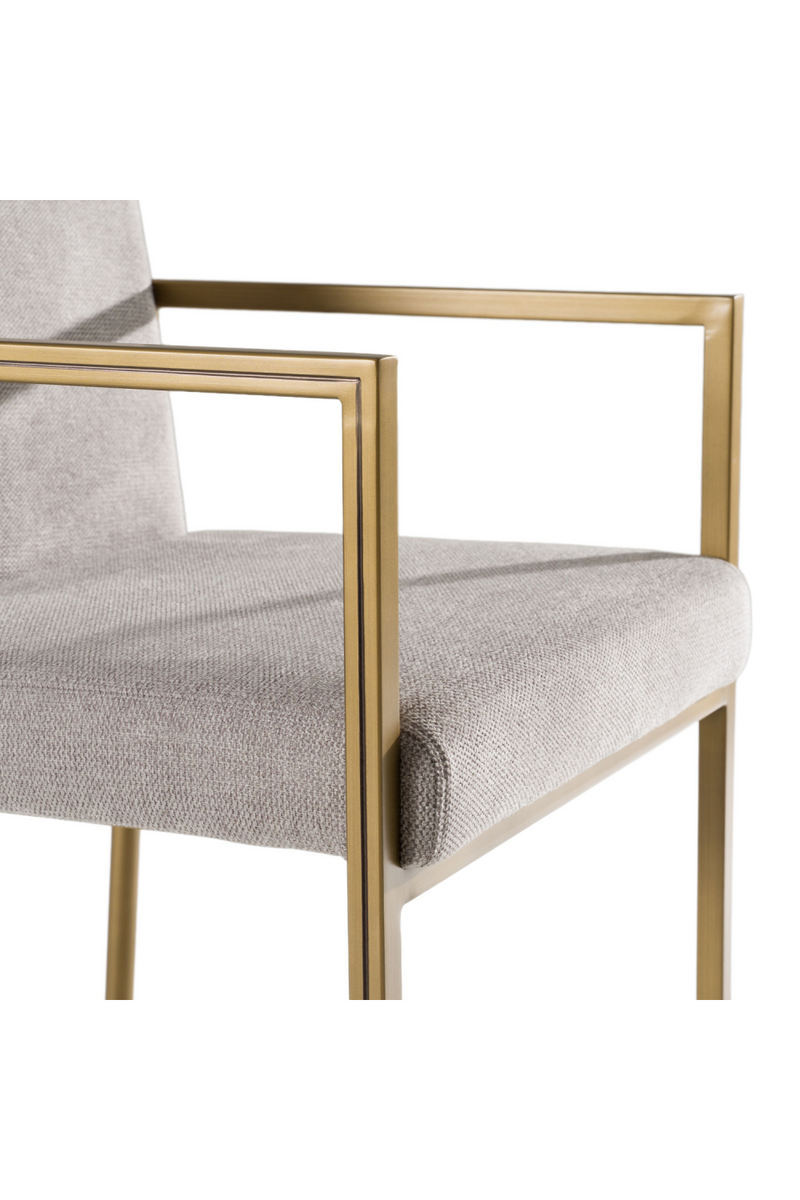 Brass Framed Counter Stool | OROA Modern Burnham | Oroatrade.com
