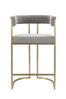 Gray Curved Counter Chair | OROA Modern Byron | Oroatrade.com