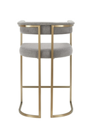 Gray Curved Counter Chair | OROA Modern Byron | Oroatrade.com