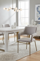 Gray Contemporary Dining Chair | OROA Modern Childers | Oroatrade.com