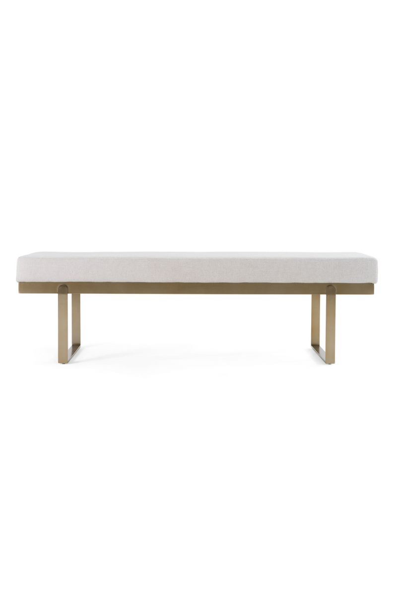 White Upholstered Dining Bench | OROA Modern Tatum | Oroatrade.com