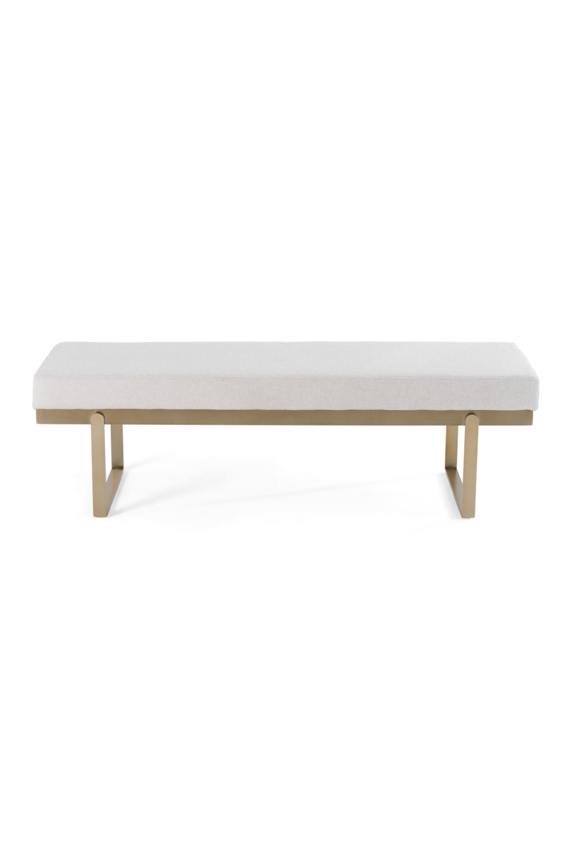 White Upholstered Dining Bench | OROA Modern Tatum | Oroatrade.com