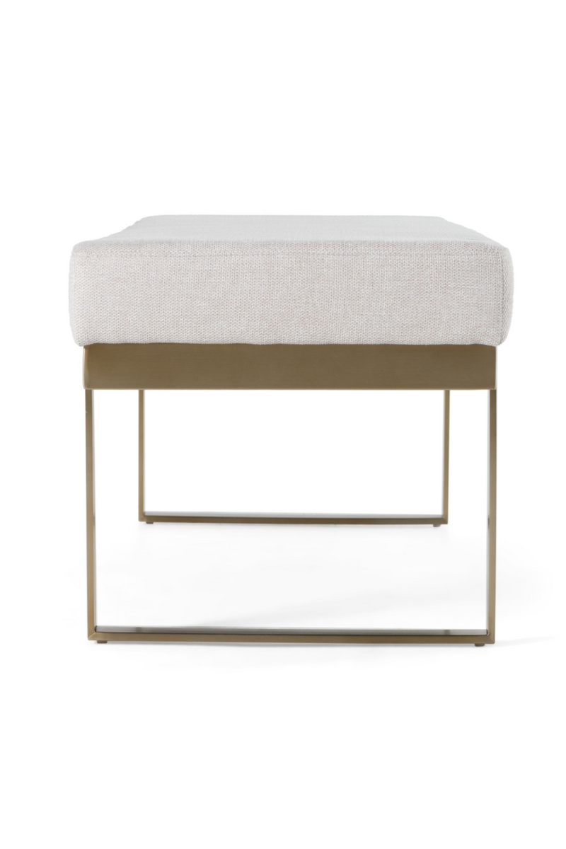 White Upholstered Dining Bench | OROA Modern Tatum | Oroatrade.com