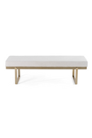 White Upholstered Dining Bench | OROA Modern Tatum | Oroatrade.com