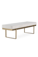 White Upholstered Dining Bench | OROA Modern Tatum | Oroatrade.com