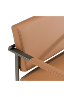 Brown Vegan Leather Dining Chair | OROA Modern Atlan | Oroatrade.com