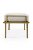 Beige Fabric Dining Bench | OROA Modern Hathaway | Oroatrade.com