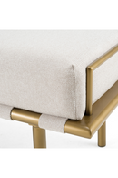 Beige Fabric Dining Bench | OROA Modern Hathaway | Oroatrade.com