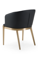 Gray Vegan Leather Dining Chair | OROA Modern Kravitz | Oroatrade.com