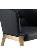 Gray Vegan Leather Dining Chair | OROA Modern Kravitz | Oroatrade.com