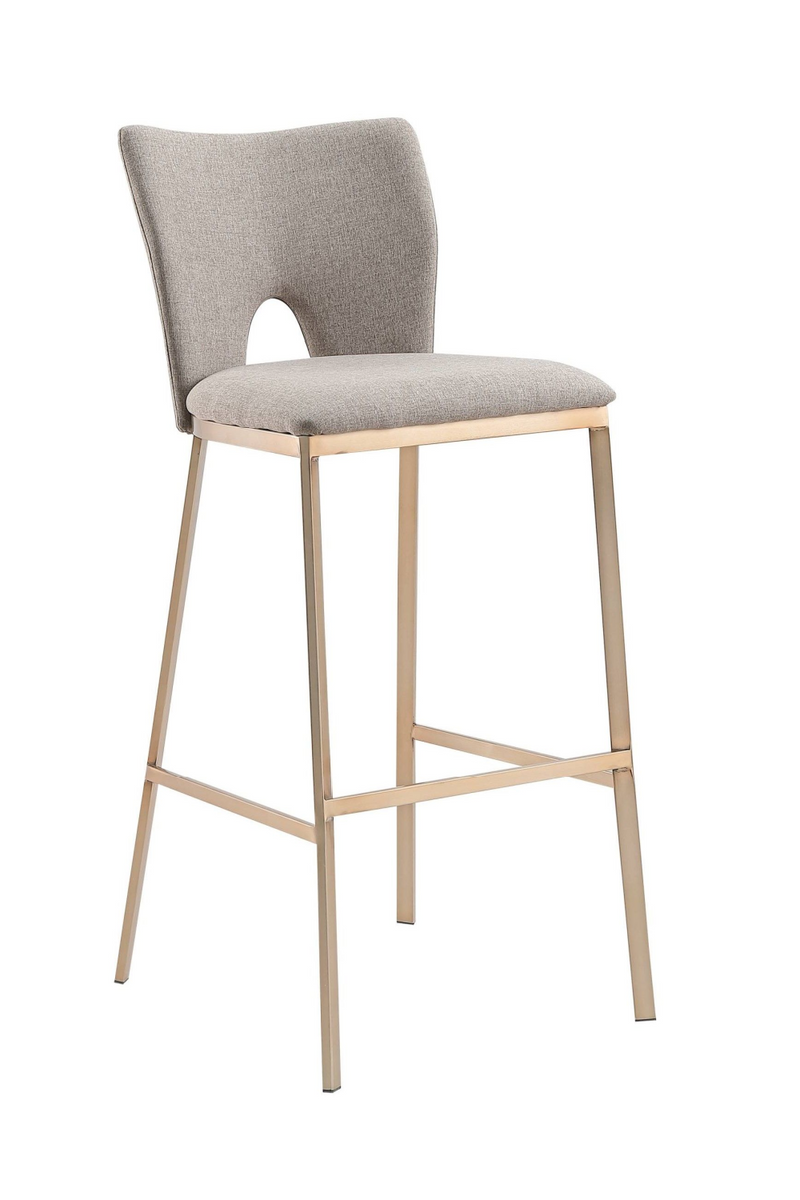 Cutout-Back Bar Stools (2) | OROA Modern Burton | Oroatrade.com