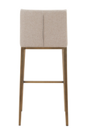 Beige Sloped-Arm Bar Stools (2) | OROA Modern Mimi | Oroatrade.com