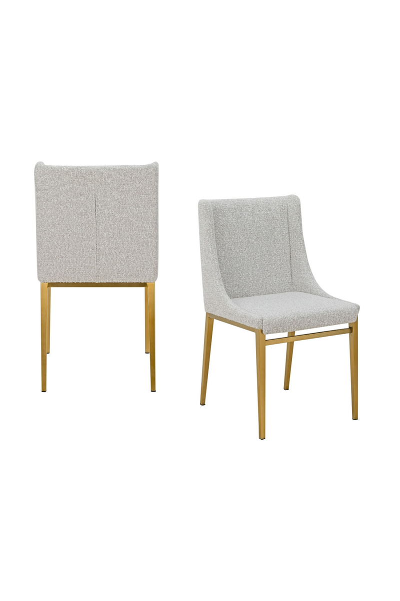 Sloped Arm Dining Chair Set (2) | OROA Modern Mimi