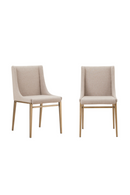 Sloped Arm Dining Chair Set (2) | OROA Modern Mimi