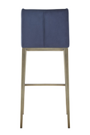 Blue Velvet Bar Stools (2) | Novi Living Mimi | Oroatrade.com
