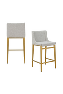 Sloped Arm Counter Stool Set (2) | OROA Modern Mimi