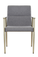 Gray Fabric Dining Armchair | OROA Modern Sabri | Oroatrade.com