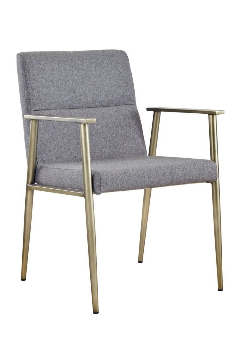Gray Fabric Dining Armchair | OROA Modern Sabri | Oroatrade.com
