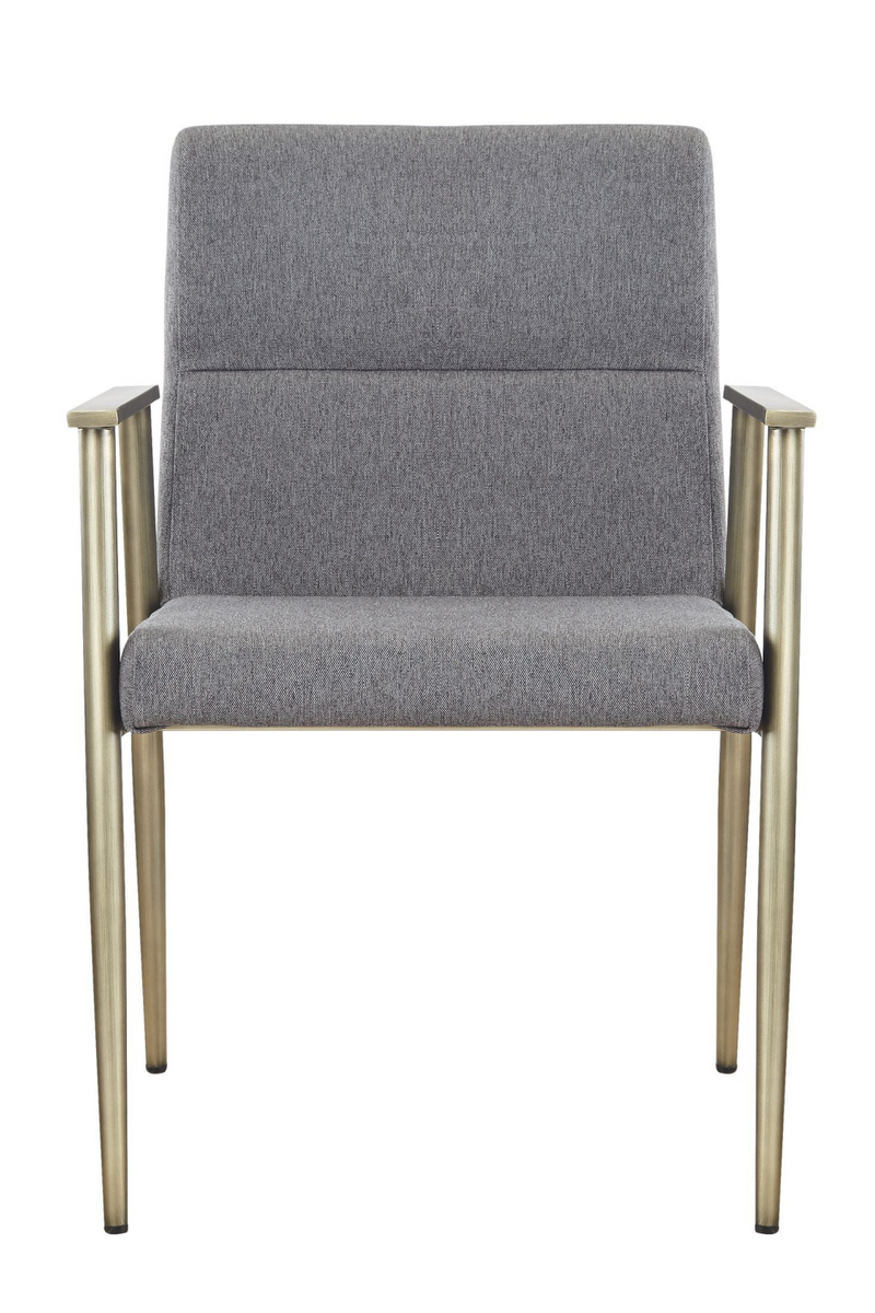 Gray Fabric Dining Armchair | OROA Modern Sabri | Oroatrade.com