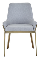 Gray Upholstered Dining Chair | OROA Modern Ganon | Oroatrade.com