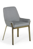 Gray Upholstered Dining Chair | OROA Modern Ganon | Oroatrade.com