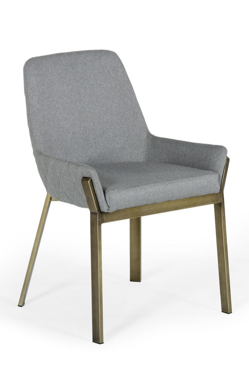 Gray Upholstered Dining Chair | OROA Modern Ganon | Oroatrade.com