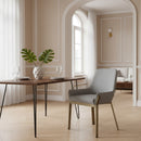 Gray Upholstered Dining Chair | OROA Modern Ganon