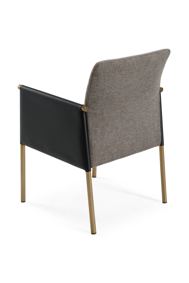 Gray Vegan Leather Dining Chair | OROA Modern Engel | Oroatrade.com