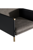 Gray Vegan Leather Dining Chair | OROA Modern Engel | Oroatrade.com