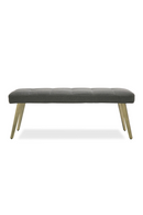 Gray Woven Fabric Bench | OROA Modern Cici | Oroatrade.com