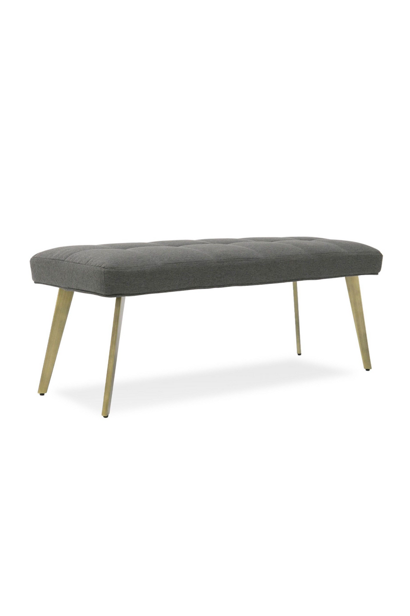 Gray Woven Fabric Bench | OROA Modern Cici | Oroatrade.com