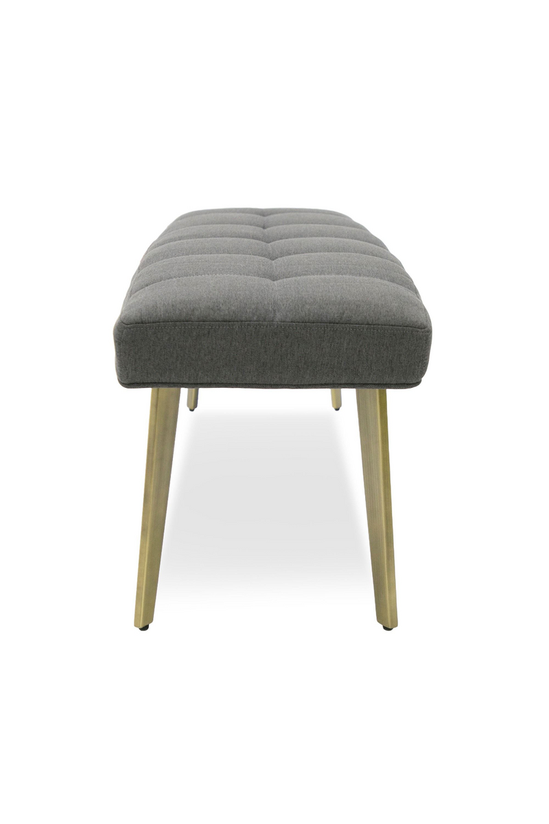 Gray Woven Fabric Bench | OROA Modern Cici | Oroatrade.com