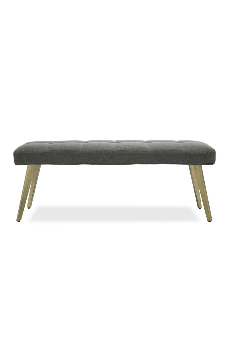 Gray Woven Fabric Bench | OROA Modern Cici | Oroatrade.com