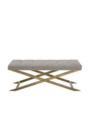 Gray Fabric Bench | OROA Modern Xane | Oroatrade.com