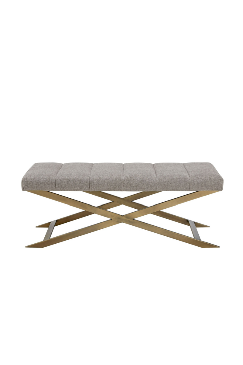 Gray Fabric Bench | OROA Modern Xane | Oroatrade.com
