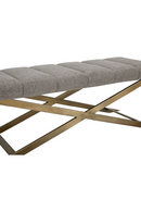 Gray Fabric Bench | OROA Modern Xane | Oroatrade.com
